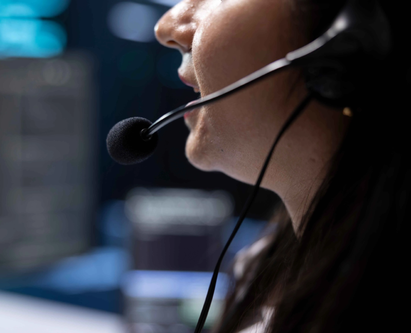 Système d'intercoms de communication pour événements en direct.