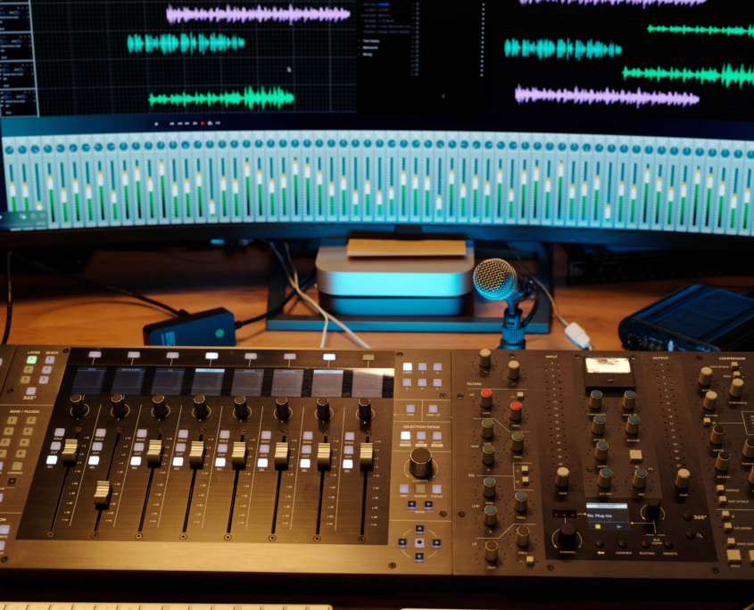 Mixage audio live et ingénierie pour événements en direct.